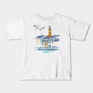 Tower Lamberti in Verona, Italy Kids T-Shirt